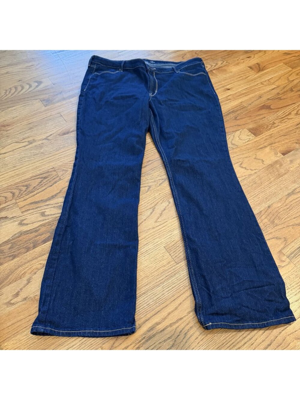 Old Navy Womens Denim Mid Rise Wow Boot Cut Jeans Size 18